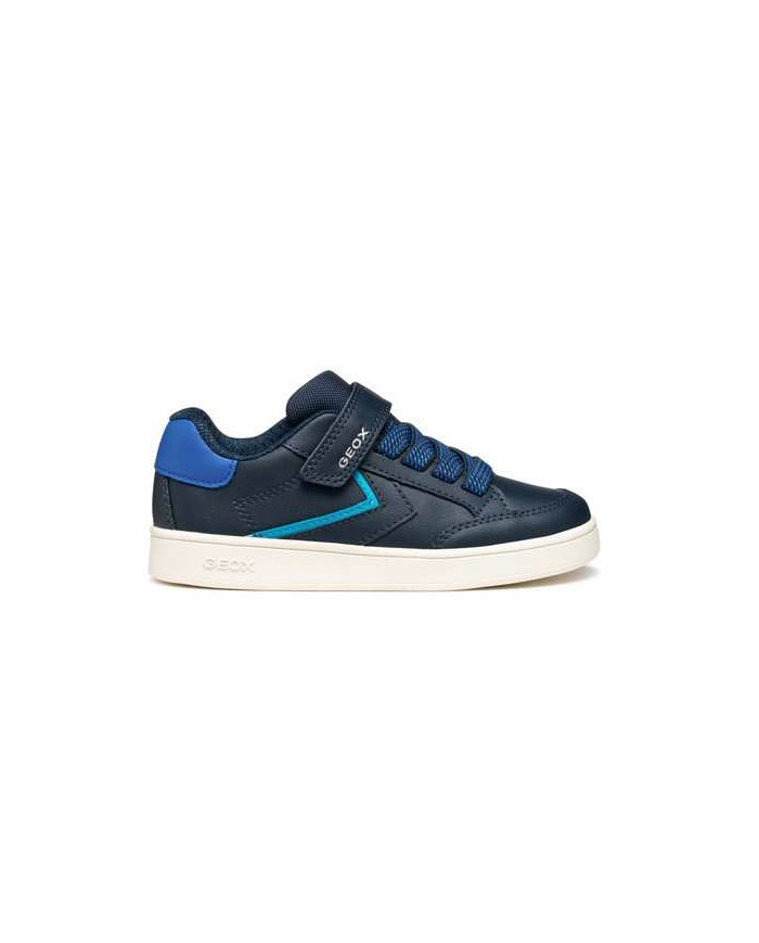 SNEAKERS GEOX BAMBINO J ECLYPER A - VIT.SINTETICO+TE NAVY/LT BLUE TG.36-37 J55LSA 0BC11 C0693/B 
