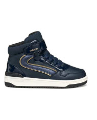 SNEAKERS GEOX BAMBINA J WASHIBA A - GEOBUCK+VERN.SIN NAVY/PLATINUM TG:36-37 56HXA 05402 C4256/B 