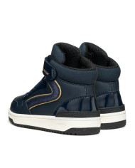 SNEAKERS GEOX BAMBINA J WASHIBA A - GEOBUCK+VERN.SIN NAVY/PLATINUM TG:36-37 56HXA 05402 C4256/B 