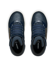 SNEAKERS GEOX BAMBINA J WASHIBA A - GEOBUCK+VERN.SIN NAVY/PLATINUM TG:36-37 56HXA 05402 C4256/B 