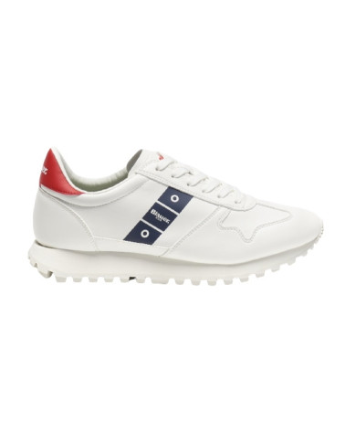 SNEAKERS BLAUER S3DAWSON02/PUR WHITE/RED/NAVY