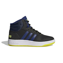 SNEAKERS ADIDAS BAMBINO HOOPS FLUO NERO ADIDAS