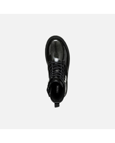 STIVALETTI GEOX BAMBINA J CASEY G. G - VERN.GLITTER BLACK 36 J9420G 000KC C9999/B