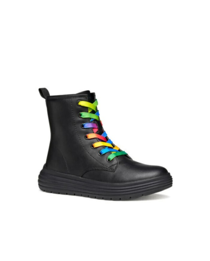 STIVALETTO GEOX BAMBINA J PHAOLAE GIRL A - VIT.SINT.   BLACK/MULTICOLOR J16ETA 0003W C9240/A