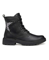 STIVALETTI GEOX BAMBINA J CASEY BLACK/GUN TG:36-39 J9420G 03WEW C9B1G/B