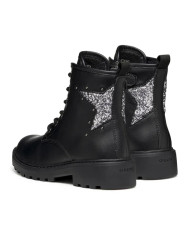 STIVALETTI GEOX BAMBINA J CASEY BLACK/GUN TG:36-39 J9420G 03WEW C9B1G/B
