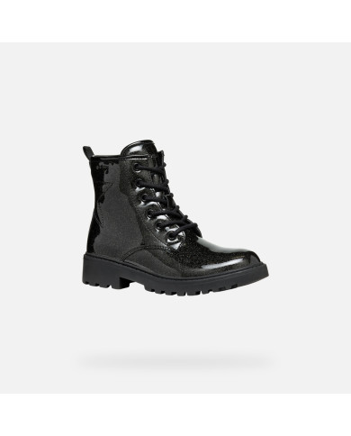 STIVALETTO  J CASEY G. G - VERN.GLITTER    BLACK