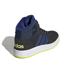 SNEAKERS ADIDAS BAMBINO HOOPS FLUO NERO ADIDAS