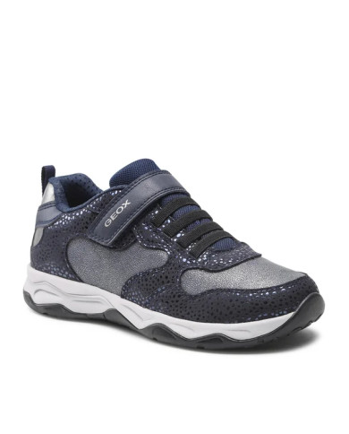 SNEAKERS GEOX BAMBINA NAVY/SILVER TG:28-35 J16CMA 0DHBC C4201/A 