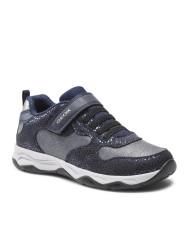 SNEAKERS GEOX BAMBINA NAVY/SILVER TG:28-35 J16CMA 0DHBC C4201/A 