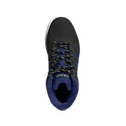 SNEAKERS ADIDAS BAMBINO HOOPS FLUO NERO ADIDAS