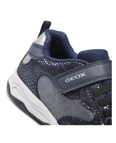 SNEAKERS GEOX BAMBINA NAVY/SILVER TG:28-35 J16CMA 0DHBC C4201/A 
