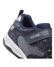 SNEAKERS GEOX BAMBINA NAVY/SILVER TG:28-35 J16CMA 0DHBC C4201/A 