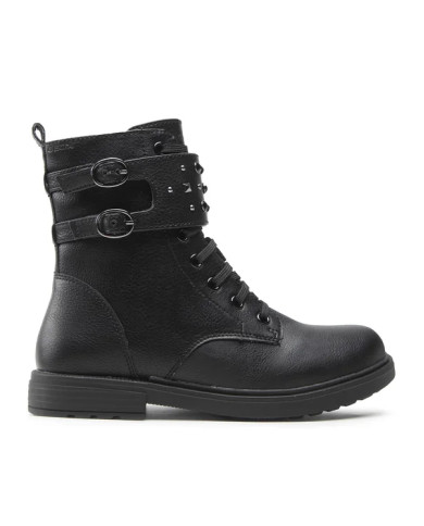 STIVALETTI GEOX BAMBINA J ECLAIR G.I. SYBT LEA NERO TG:28-31 J169QD 000BU C9997 B 