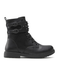 STIVALETTI GEOX BAMBINA J ECLAIR G.I. SYBT LEA NERO TG:28-31 J169QD 000BU C9997 B 