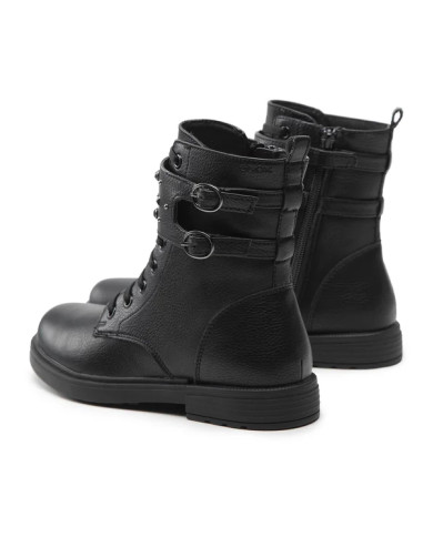STIVALETTI GEOX BAMBINA J ECLAIR G.I. SYBT LEA NERO TG:28-31 J169QD 000BU C9997 B 