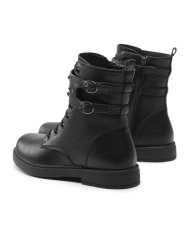 STIVALETTI GEOX BAMBINA J ECLAIR G.I. SYBT LEA NERO TG:28-31 J169QD 000BU C9997 B 