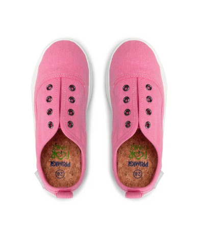 SNEAKERS SLIP-ON PRIMIGI BAMBINA COTONE ORGAN. FUXIA TG:29-31 1960000