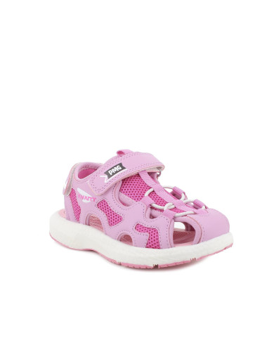 SANDALO PRIMIGI BAMBINA T.RETE/NAPPA PU GLICINE/FUXIA 5970600