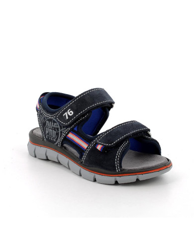 SANDALO PRIMIGI BAMBINO SCAMOSC/T.GIADA NAVY/BLUETTE TG: 27-30 5896000