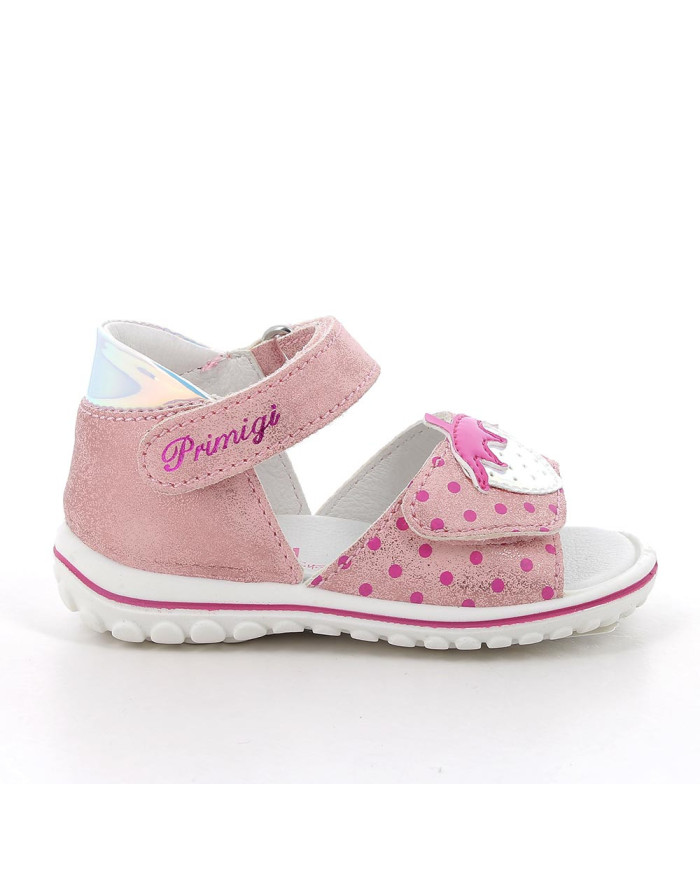 SANDALO PRIMIGI BAMBINA S.LAM.NUV/S.LAS ROSA/ARGENTO 5862411