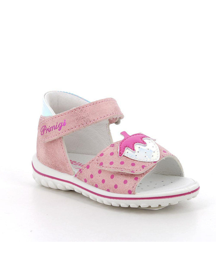 SANDALO PRIMIGI BAMBINA S.LAM.NUV/S.LAS ROSA/ARGENTO 5862411