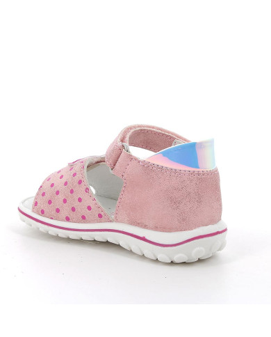 SANDALO PRIMIGI BAMBINA S.LAM.NUV/S.LAS ROSA/ARGENTO 5862411