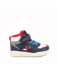  SNEAKERS PRIMIGI NEONATO NAPPA PU  NAVY-BIANCO 6953033