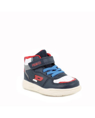  SNEAKERS PRIMIGI NEONATO NAPPA PU  NAVY-BIANCO 6953033