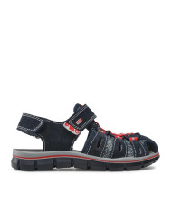 SANDALO PRIMIGI BAMBINO SCAMOSCIAT/RETE/NAVY 1890000