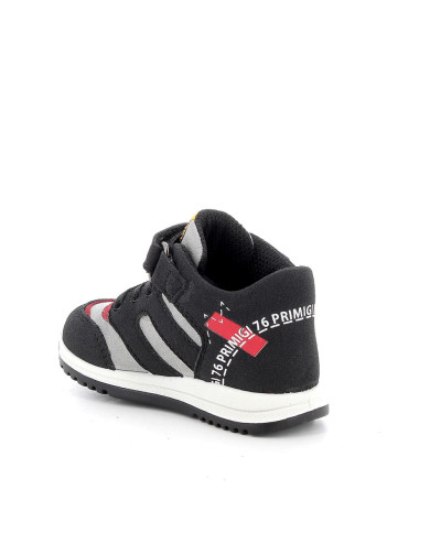 SNEAKERS PRIMIGI PRIMI PASSI BAMBINO SI.SCAM.LONDON  NERO-GREY