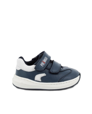 SNEAKERS PRIMIGI PRIMI PASSI BAMBINO NAPPA WHITE  NAVY-BIANCO 5906000