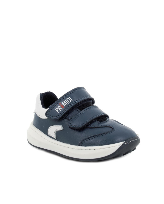 SNEAKERS PRIMIGI PRIMI PASSI BAMBINO NAPPA WHITE  NAVY-BIANCO 5906000