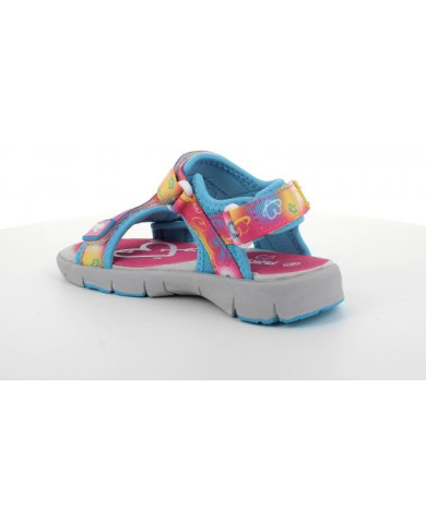 SANDALO PRIMIGI BAMBINA T.RETE/NASTRO NUVOLA/MULTICOLOR 5968500