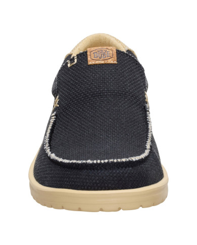 MOCASSINO HEY DUDE UOMO MIKKA BRAIDED BLACK/BOULDER TAN HD.40124 0RR