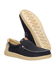 MOCASSINO HEY DUDE UOMO MIKKA BRAIDED BLACK/BOULDER TAN HD.40124 0RR