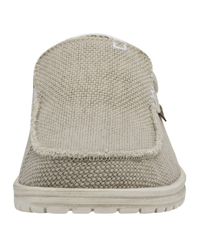 MOCASSINO HEY DUDE UOMO MIKKA BRAIDED OFF WHITE HD.40124 1LB