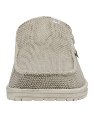 MOCASSINO HEY DUDE UOMO MIKKA BRAIDED OFF WHITE HD.40124 1LB