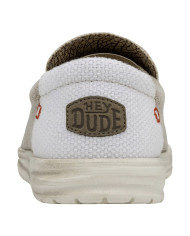 MOCASSINO HEY DUDE UOMO MIKKA BRAIDED OFF WHITE HD.40124 1LB