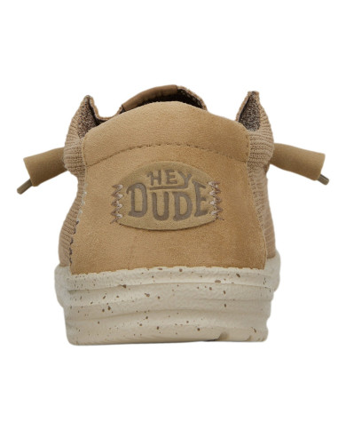 MOCASSINO HEY DUDE UOMO WALLY SPORT MESH TAN/WHITE HD.40403 25W