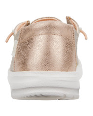 MOCASSINO HEY DUDE DONNA WENDY METALLIC SPARKLE ROSE GOLD HD.41082 7D9