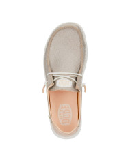 MOCASSINO HEY DUDE DONNA WENDY METALLIC SPARKLE ROSE GOLD HD.41082 7D9