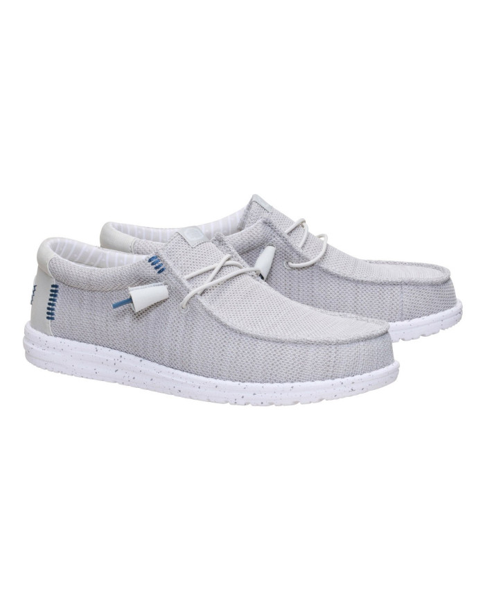 MOCASSINO HEY DUDE UOMO WALLY STRETCH SOX DAWN BLUE/MULTI HD.41898 1SZ