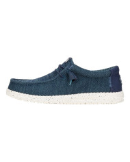 MOCASSINO HEY DUDE UOMO WALLY STRETCH SOX NAVY HD.41898 410