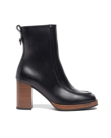 TRONCHETTI NEROGIARDINI DONNA IN PELLE NERO 8CM I308193D/100