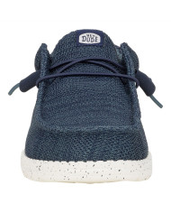 MOCASSINO HEY DUDE UOMO WALLY STRETCH SOX NAVY HD.41898 410