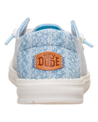 MOCASSUNO HEY DUDE DONNA WENDY BREAK SURF JERSEY HEATHER GREY/MULTI HD.45217 1XQ