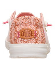 MOCASSINO HEY DUDE DONNA WENDY BREAK SURF JERSEY ROSE DUST/MULTI HD.45217 7BW 