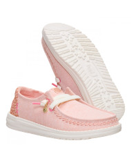 MOCASSINO HEY DUDE DONNA WENDY BREAK SURF JERSEY ROSE DUST/MULTI HD.45217 7BW 