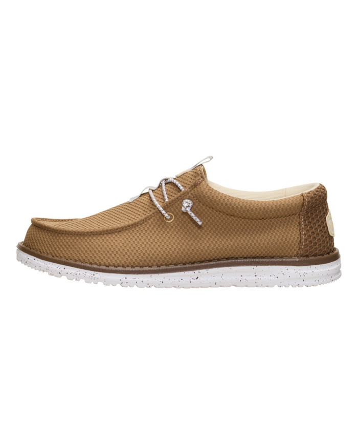 MOCASSINO HEY DUDE UOMO WALLY MESH NEUTRALS  MALT BROWN/MULTI HD.45301 2MW